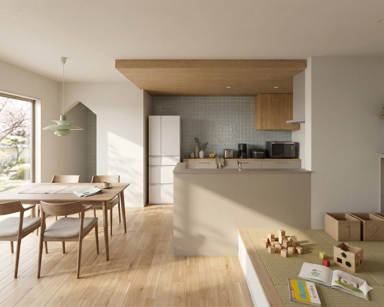 新居浜市政枝町 新築完成見学会 内観写真1