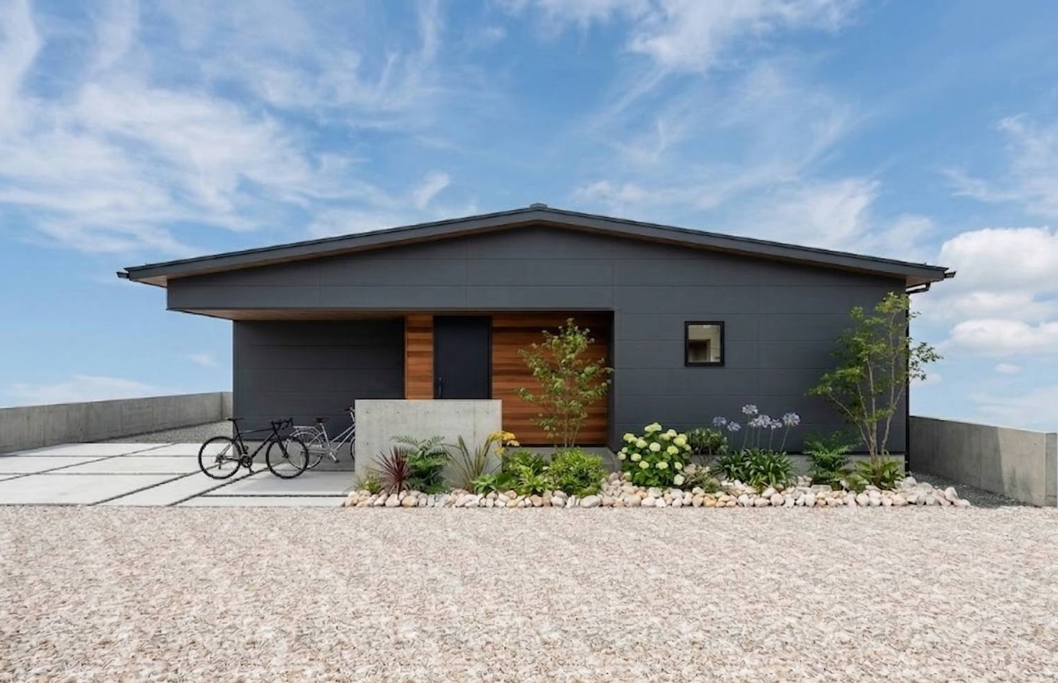 新居浜市政枝町 新築完成見学会 外観イメージパース