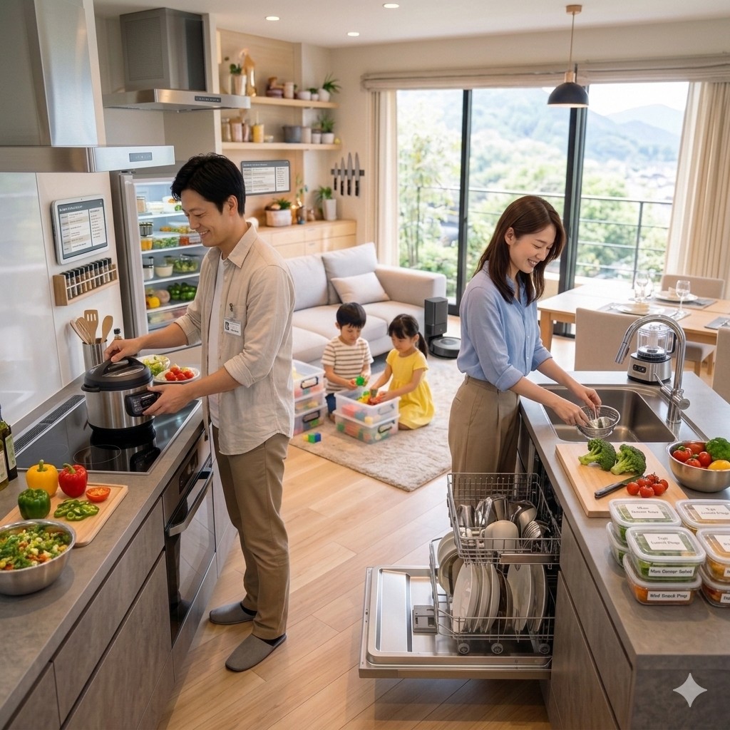 共働きで家事効率を重視するご家族