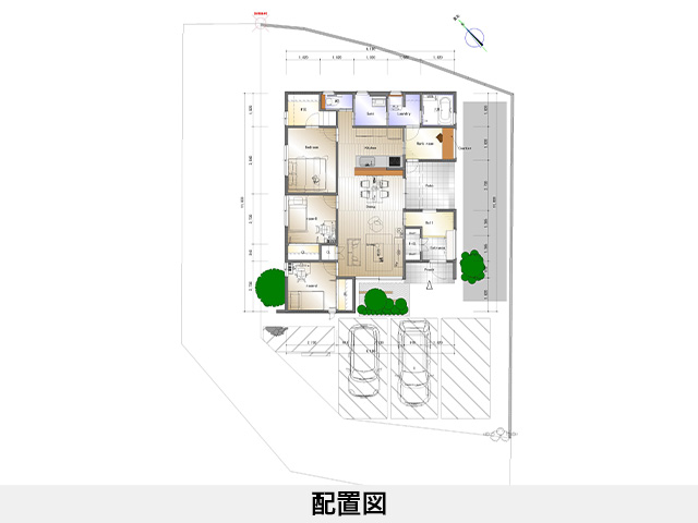 セットプラン補足画像:妻鳥町|売土地