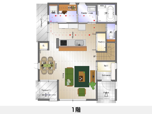 セットプラン補足画像:下柏町分譲地